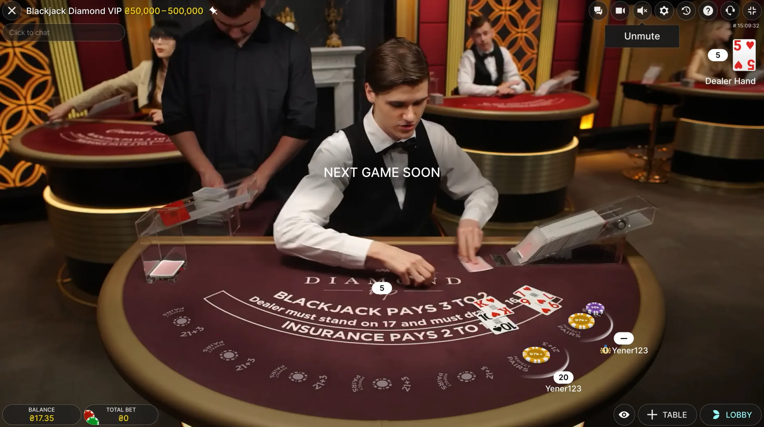 Strategies of live Blackjack