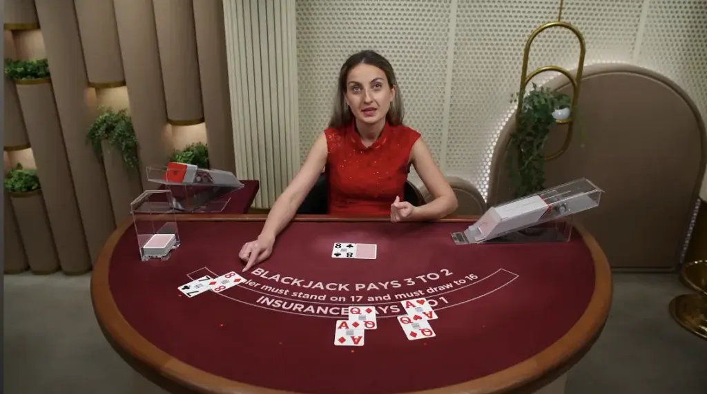 live Blackjack at 888 casino