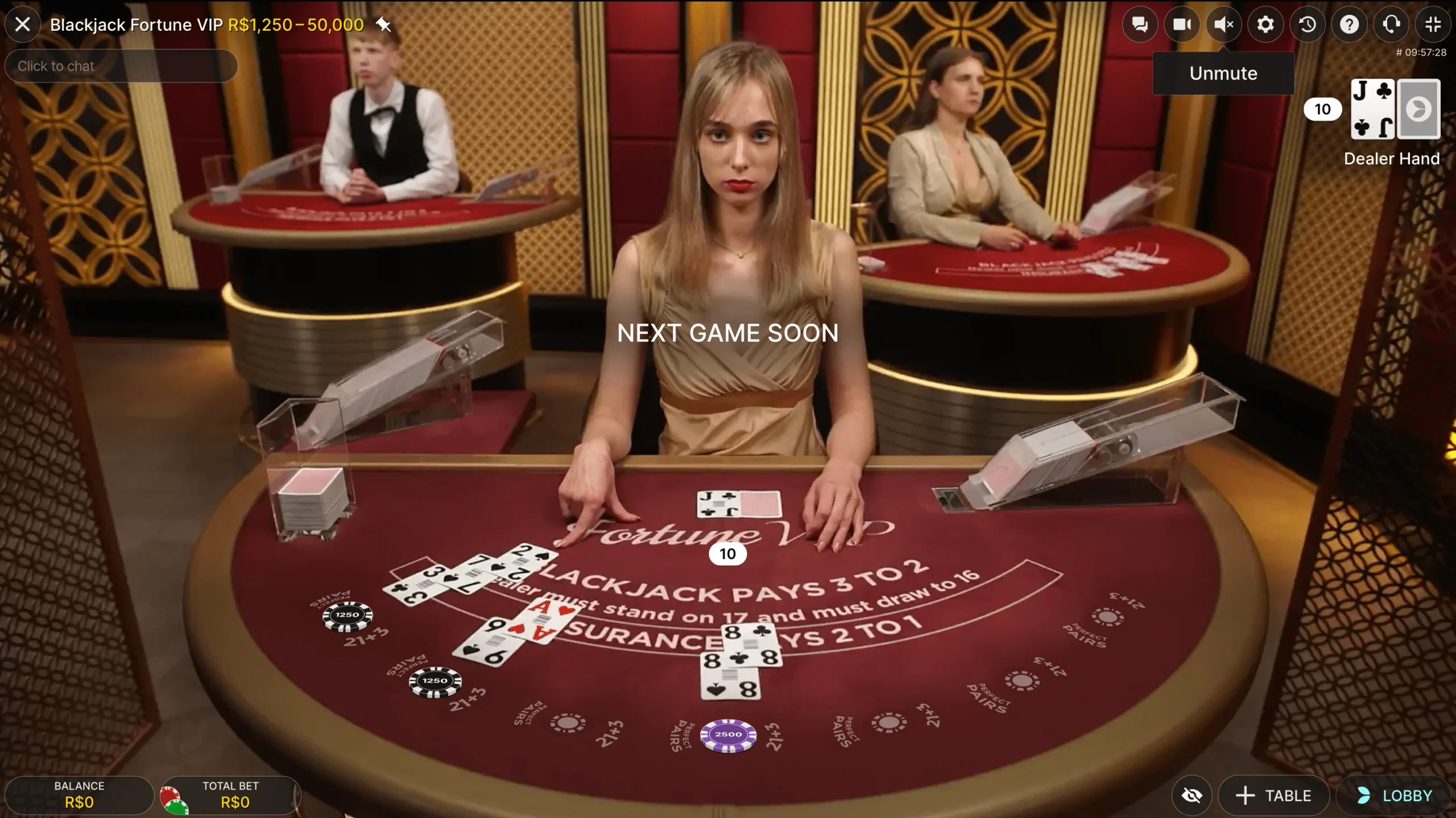 Professional dealer live game in canadian casinos