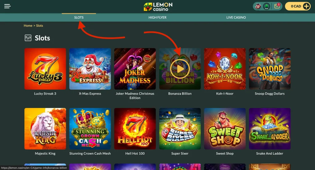 play at lemon casino